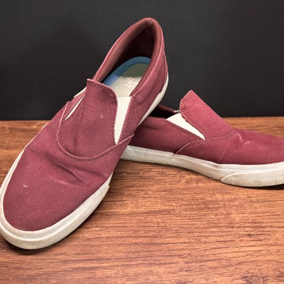Nike SB Men’s 8.5 Maroon Slip-On Skate Shoes CT3523 – Classic Canvas Slides - Picture 3 of 5